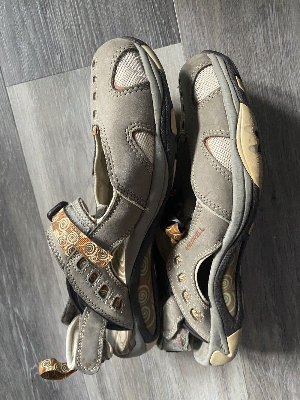 Merrell Womens Ginger Brindle Mary Janes Vibram sole size 10 - Picture 5 of 10